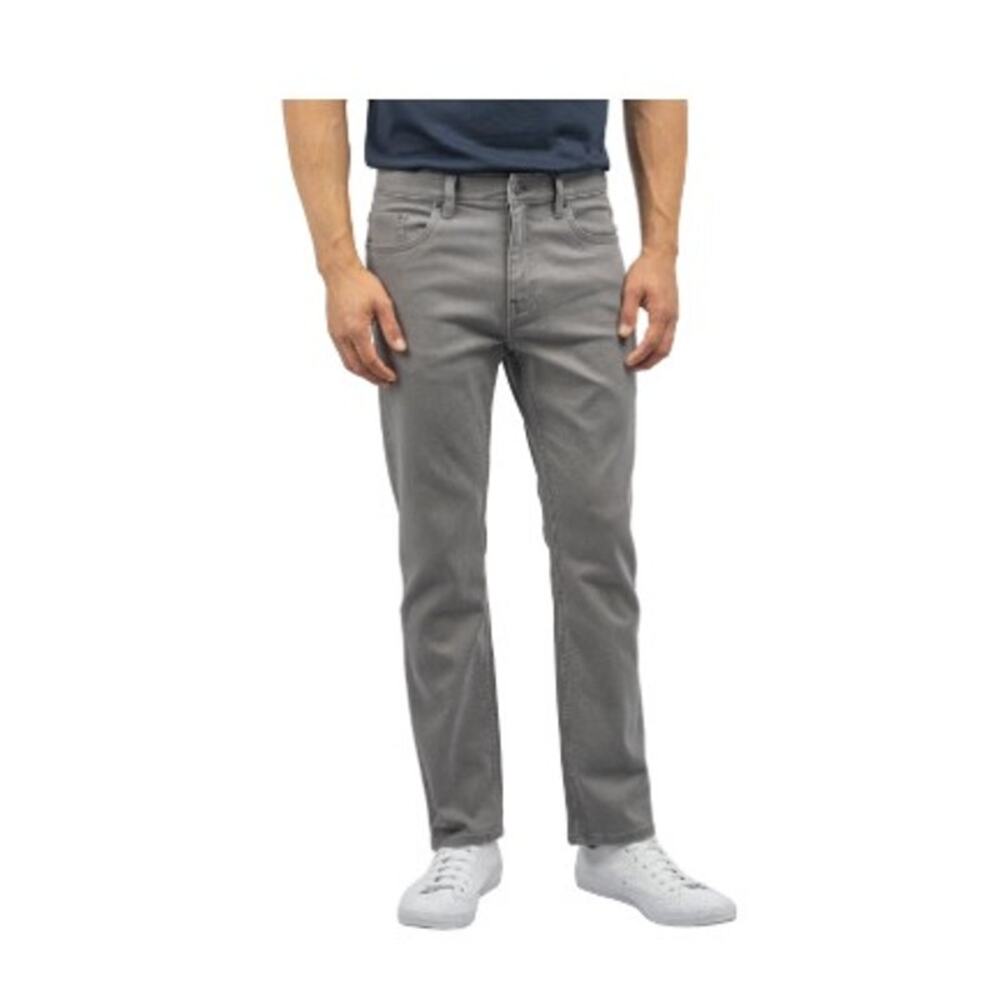 Jachs NY Men's 5 Pocket Denim Pant Gray Size 34x30 - Picture 2 of 5